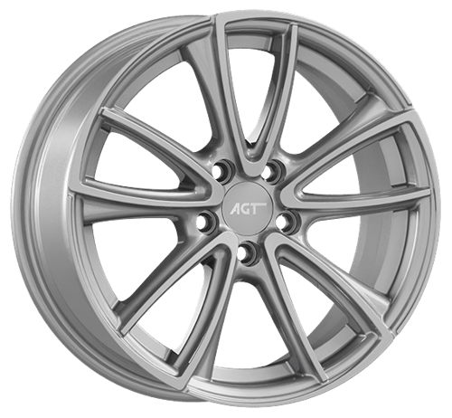 7.0X16" PCD5X105 AGT Wheels 16074 ET25 Full Silver 56.6 mm