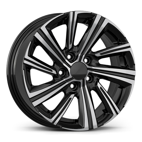 7.0X16" PCD5X114 AGT Wheels 16237 ET35 Black Diamond 60.1 mm