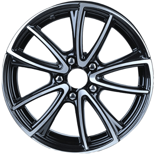 7.0X16" PCD5X98 AGT Wheels 16074 ET35 Black Diamond 58.1 mm