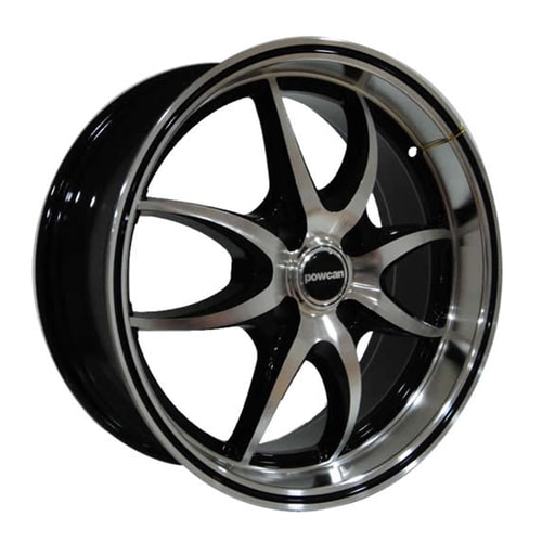 7.0X17" PCD 4X100 BK BK-176 BLACK DIAMOND ET35 73.1 mm