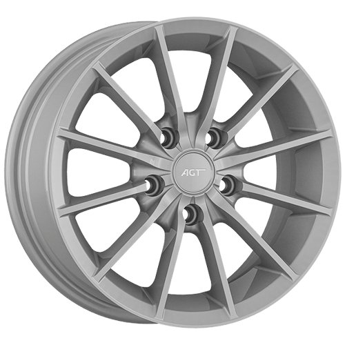 7.0X17" PCD 5X100 AGT Wheels 01804 57.10 mm Silver