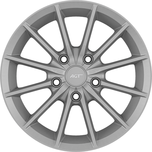 7.0X17" PCD 5X100 AGT Wheels 01804 57.10 mm Silver