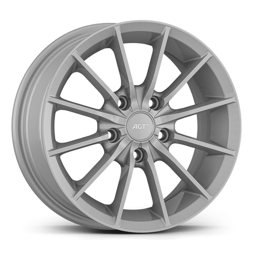 7.0X17" PCD 5X100 AGT Wheels 01804 57.10 mm Silver