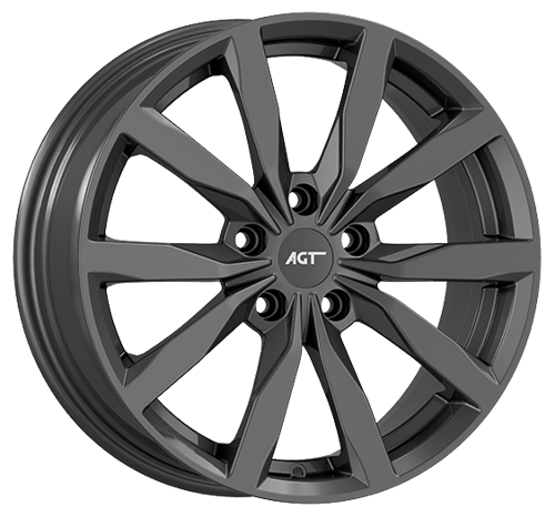 7.0X17" PCD 5X100 AGT Wheels 17261 ET40 57.10 mm Titan