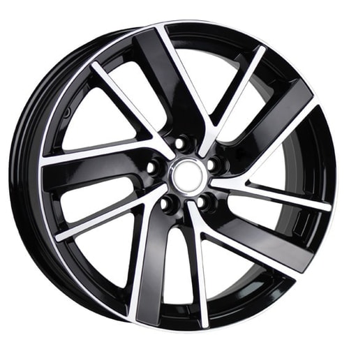 7.0X17" PCD 5X112 AGT Wheels 17128 Black Diamond 57.10 mm