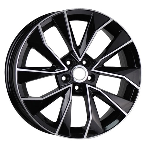 7.0X17" PCD 5X114 AGT Wheels 17129 ET35 67.10 mm Black Diamond