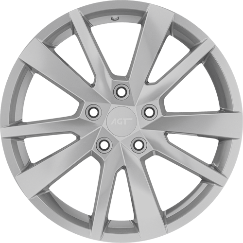 7.0X17" PCD5X108 AGT Wheels 17133 ET48 Full Silver 67.1 mm