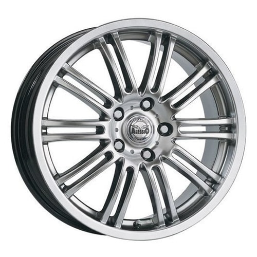 7.5X16" PCD 4X108 Alessio ALESSIO-PLUS SILVER ET42 63.4 mm