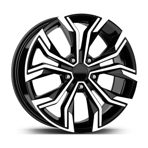 7.5X17" PCD 4X100 Dedika DY-667 ET40 Black Machined 60.1 mm