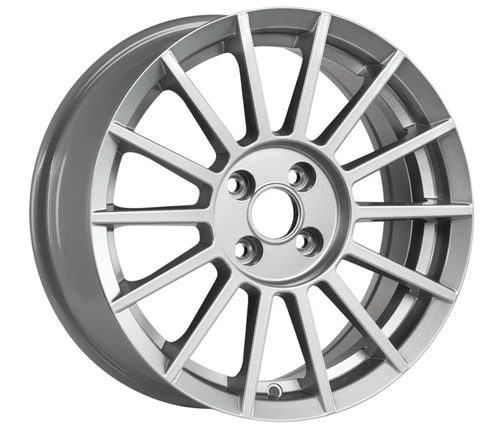 7.5X17" PCD 4X100 EMR Wheels S1018-01 ET35 67.10 mm Silver Gloss