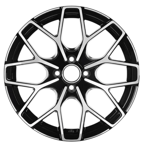 7.5X17" PCD 4X100 Sonic 2S1038 ET35 73.10 mm Deep Black Diamond