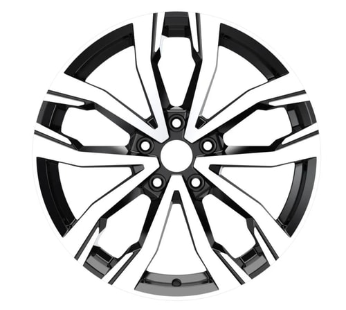 7.5X17" PCD 4X100 Sonic S1053 ET40 60.10 mm Deep Black Diamond Gloss