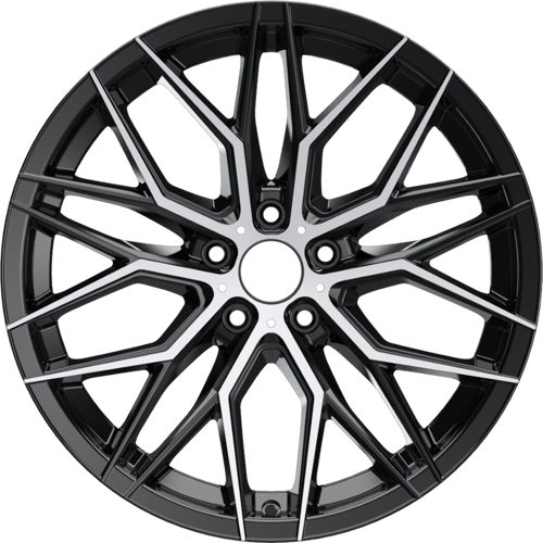 7.5X17" PCD 5X108 Arceo Wheels  17141 ET35 73.1 mm BLACK DIAMOND VALENCIA