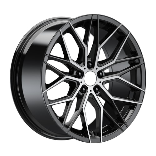 7.5X17" PCD 5X108 Arceo Wheels  17141 ET35 73.1 mm BLACK DIAMOND VALENCIA