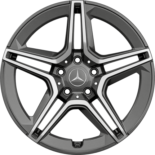 7.5X17" PCD 5X112 AGT Wheels 17273 ET42 66.60 mm Titan Diamond