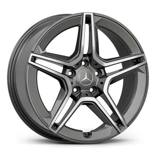 7.5X17" PCD 5X112 AGT Wheels 17273 ET45 66.60 mm Titan Diamond