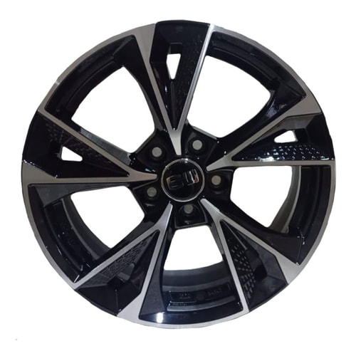 7.5X17" PCD 5X112 Elit Jant 281 BLACK LIP POLISH ET36 66.45 mm
