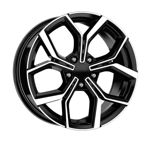 7.5X17" PCD 5X112 Kormetal 1217 BLACK DIAMOND ET45 57.1 mm