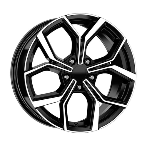 7.5X17" PCD 5X112 Kormetal 1217 GUN MACHINE DIAMOND ET45 57.1 mm