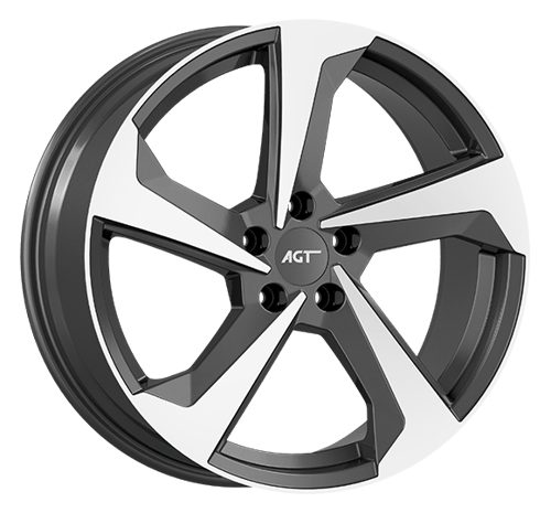7.5X17" PCD 5X114 AGT Wheels 17120  ET45 72.60 mm TITAN DIAMOND