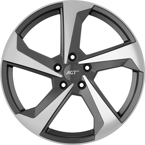 7.5X17" PCD 5X114 AGT Wheels 17120  ET45 72.60 mm TITAN DIAMOND