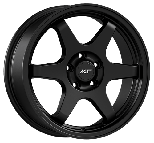 7.5X17" PCD 5X114 AGT Wheels 737  ET40 72.60 mm Matt Black