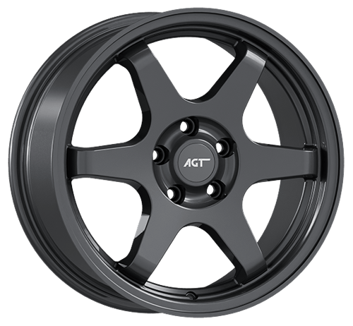 7.5X17" PCD 5X114 AGT Wheels 737 Scorpion ET40 72.60 mm Hyper Black