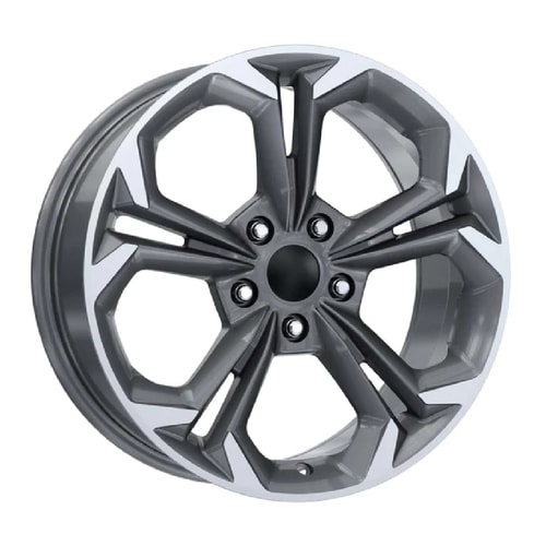 7.5X17" PCD 5X114 Kormetal DY1257 GUN METAL DIAMOND ET40 64.1 mm