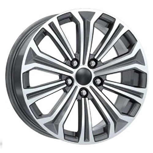 7.5X17" PCD 5X114 Kormetal DY607 GUN METAL DIAMOND ET45 60.1 mm