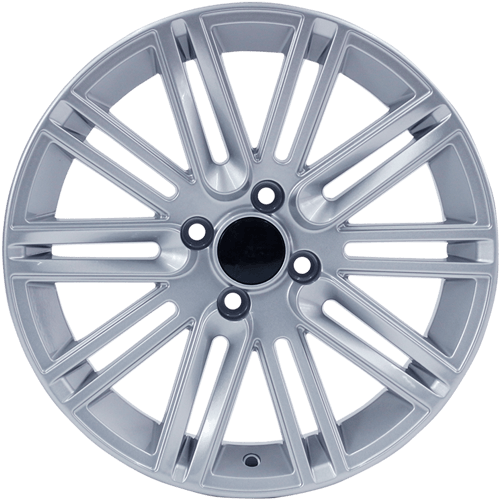 7.5X17" PCD4X108 AGT Wheels 17A01 ET25 Full Silver 67.1 mm