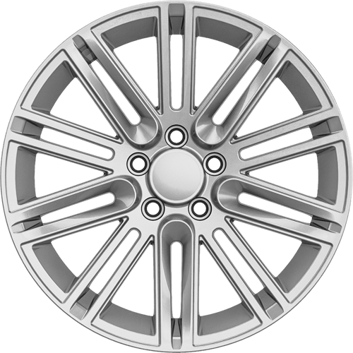 7.5X17" PCD5X105 AGT Wheels 17A01 ET40 Full Silver 56.6 mm