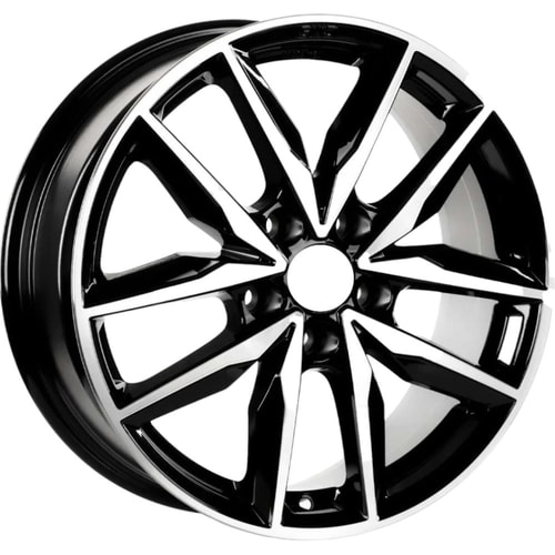 7.5X18" PCD 5X100 CMS CMS-1128-04 ET40 Diamond Black Gloss 57.1 mm