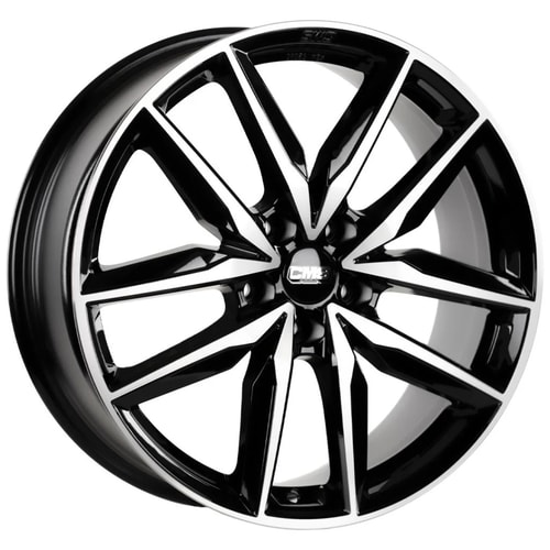 7.5X19" PCD 5X112 CMS 1130 ET50 57.10 mm Diamond Black Gloss