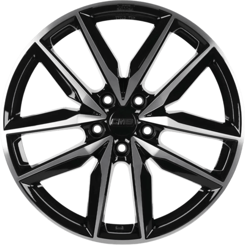 7.5X19" PCD 5X112 CMS CMS-1130-02 ET50 Diamond Black Gloss 57.1 mm
