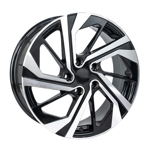 7.0X17" PCD 5x114.3 STW Wheels 706 Black Diamond ET45 73.1 mm