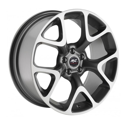 7.5X17" PCD 4x100 Truva Wheels 279 Gun Metal Grey Finish ET35 67.1 mm