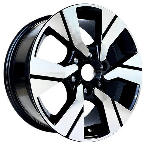 7X16" PCD 6X120 Kormetal DY1826 ET45 Black Diamond 74.60 mm