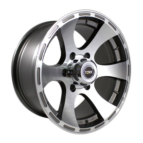 8.0X16" PCD 5X120 BK BK-5537 BLACK MACHINE ET25 65.1 mm