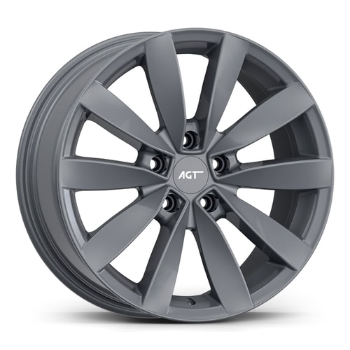 8.0X18" PCD 5X100 AGT Wheels 18271 ET35 67.10 mm Hyper Black