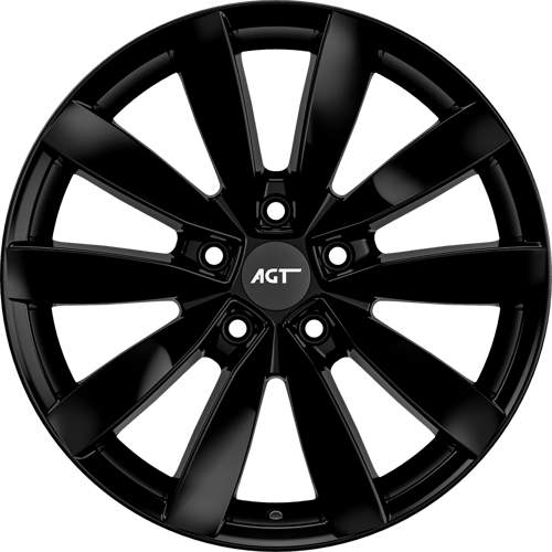 8.0X18" PCD 5X100 AGT Wheels 18271 ET35 67.10 mmm Gloss Black