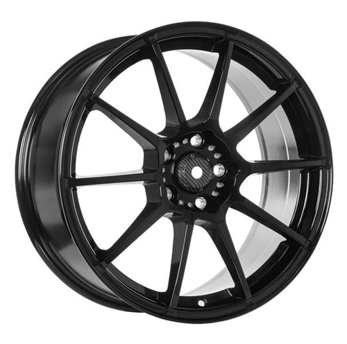 8.0X18" PCD 5X100 EMR Wheels S1042-173 ET35 67.10 mm Glossy Black