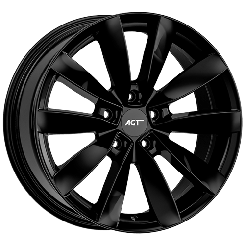8.0X18" PCD 5X105 AGT Wheels 18271 ET35 67.10 mm Gloss Black