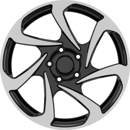 8.0X18" PCD 5X105 AGT Wheels 18286 ET42 56.60 mm Gloss Black Diamond