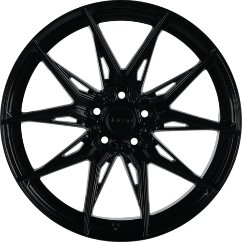 8.0X18" PCD 5X105 Arceo Wheels  18177 CLOSSY BLACK MARSEILLE ET35 73.1 mm