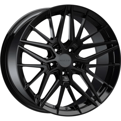 8.0X18" PCD 5X105 Arceo Wheels ARC-18193-02 ET35 Glossy Black  73.1 mm