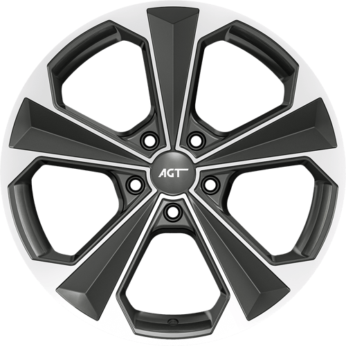 8.0X18" PCD 5X112 AGT Wheels 18062 ET38 72.60 mm Titan Diamond