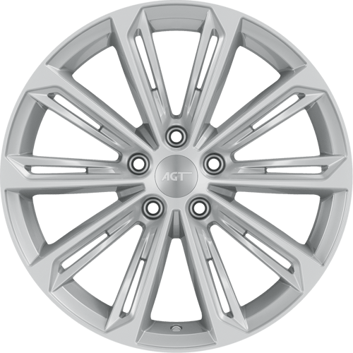 8.0X18" PCD 5X112 AGT Wheels 18264 Verona ET40 57.1 mm Full Silver