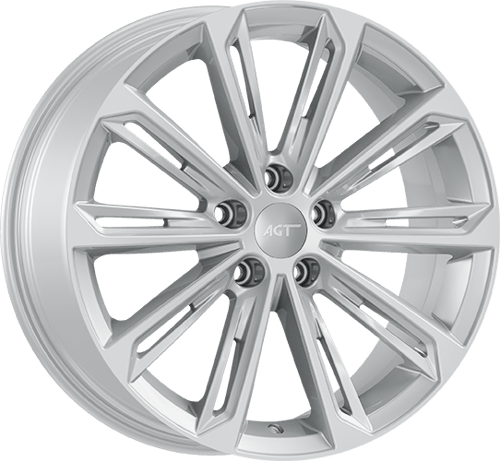 8.0X18" PCD 5X112 AGT Wheels 18264 Verona ET40 57.1 mm Full Silver