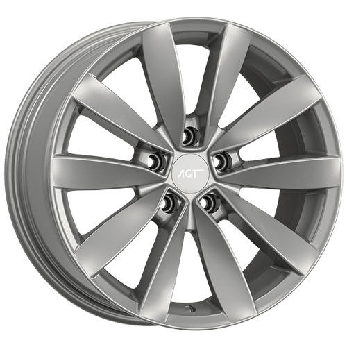 8.0X18" PCD 5X112 AGT Wheels 18271 ET42 67.10 mm Full Silver