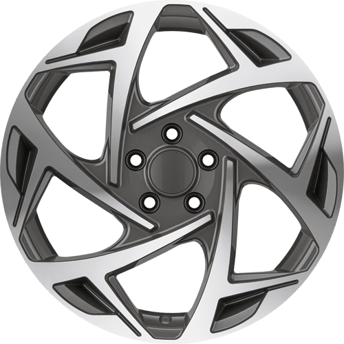 8.0X18" PCD 5X112 AGT Wheels 18273 ET45 66.60 mm Titan Diamond